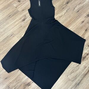 Steve Madden Asymmetrical Black Dress